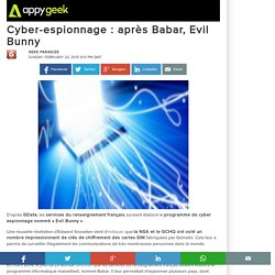 Cyber-espionnage : après Babar, Evil Bunny