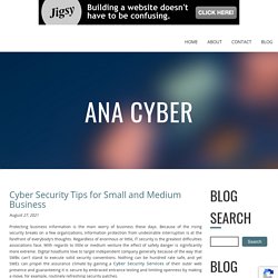 Cyber Security Tips for Small and Medium Business