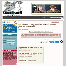 cyberaction Linky, nouvelle boîte de Pandore pour les communes