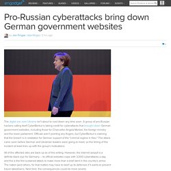 Pro-Russian cyberattacks bring down German government websites