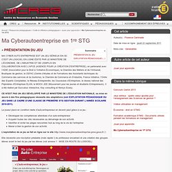 Ma Cyberautoentreprise en 1re STG