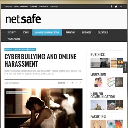 Cyberbullying and Online Harassment - NetSafe: Cybersafety and Security advice for New Zealand