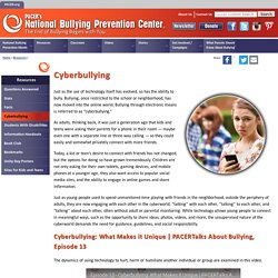 Cyberbullying - National Bullying Prevention Center