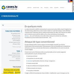 Cybercriminalité : toutes les formes d'attaques