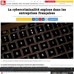 La cybercriminalité explose dans les entreprises françaises