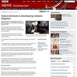 Cybercriminals in developing nations targeted