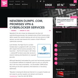 Newzbin Dumps .COM, Promises VPN & Cyberlocker Services