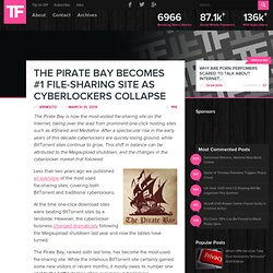 The Pirate Bay Becomes #1 File-Sharing Site as Cyberlockers Collapse