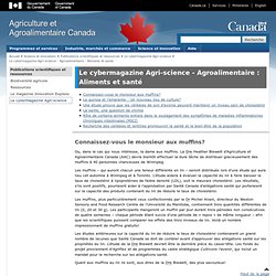 AGRICULTURE CANADA 25/09/13 Recherche des céréales et lentilles promouvoir la santé et le bien-être de la population