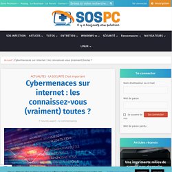 Cybermenaces sur internet : les connaissez-vous (vraiment) toutes ? - SOSPC