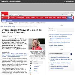 Cybersécurité: 60 pays et le gratin du web réunis à Londres