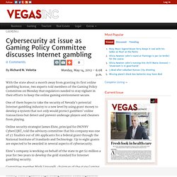 Cybersecurity at issue as Gaming Policy Committee discusses Internet gambling