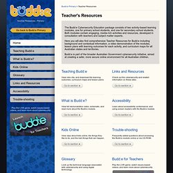 Budd:e Cybersecurity Education - Primary Teacher Resources