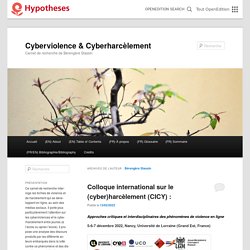 Cyberviolence & Cyberharcèlement