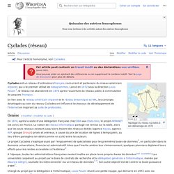 Cyclades (réseau)