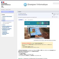 cycle 3 - Enseigner l’informatique