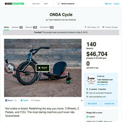 ONDA Cycle by Tyler Hadzicki and Joe Hadzicki