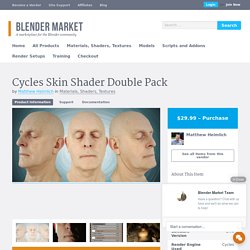 Cycles Skin Shader Double Pack