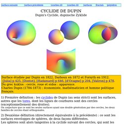 Cyclide de Dupin