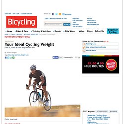 Find Your Ideal Cycling Body Weight