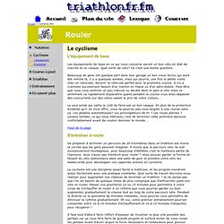 Cyclisme - triathlon.fr.fm
