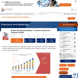 Cyclohexane Market – Global Industry Trends and Forecast to 2028
