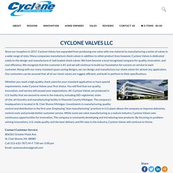 Cyclone Valves LLC - Cyclone Valves