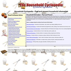Household Cyclopedia - Useful household information past and present - LoveToKnow