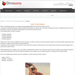 Les Cyclopes . Mythologie Grecque. Dinosoria