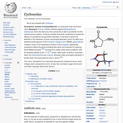 Cycloserine