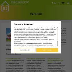 O projekcie - Cyfrowobezpieczni.pl - Bezpieczna Szkoła Cyfrowa