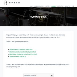 cymbals pack - instroreview.com