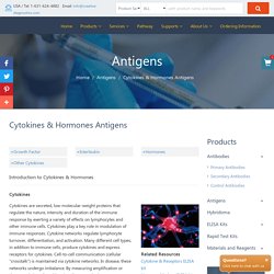 Cytokines & Hormones Antigens