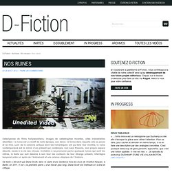 Fiction » Nos ruines