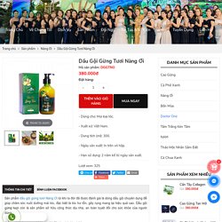 Dầu Gội Gừng Tươi Nàng Ơi - Thiên Nhiên Việt