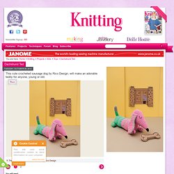 Dachshund Ted - Knitting Magazine - Crafts Institute