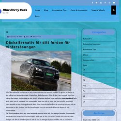 Däckalternativ för ditt fordon för vintersäsongen - Blue Berry Cars