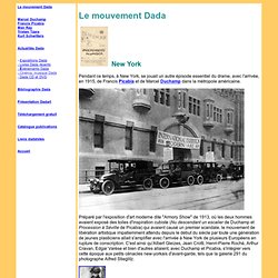 Dada et dadaïsme : New York