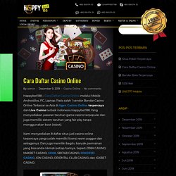 Cara Daftar Casino Online (Mobile) - Live Casino Online