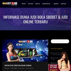 Daftar Situs Poker IDN Online Terbaik Dunia