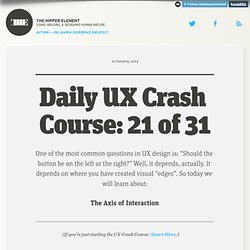 Daily UX Crash Course: 21 of 31