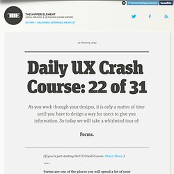 Daily UX Crash Course: 22 of 31
