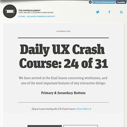 Daily UX Crash Course: 24 of 31