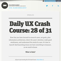 Daily UX Crash Course: 28 of 31