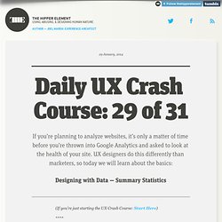 Daily UX Crash Course: 29 of 31