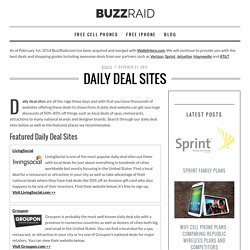 Daily Deal Sites - Best Daily Deal SItes