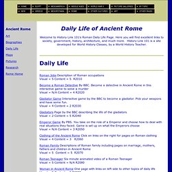 Ancient Roman Daily Life by History Link 101