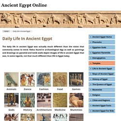 Daily Life in Ancient Egypt