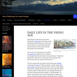 Daily Life in the Viking Age