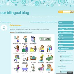 OUR BILINGUAL BLOG